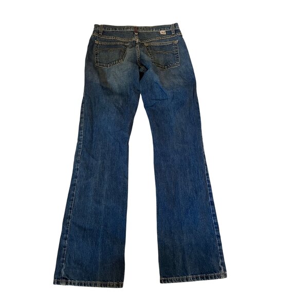 Cruel Girl Hip Hugger Blue Jeans Women's 11 Long Relaxed Fit Dark Wash Denim - Picture 7 of 9